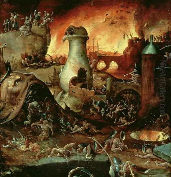 Hell 2 Oil Painting by Hieronymous Bosch