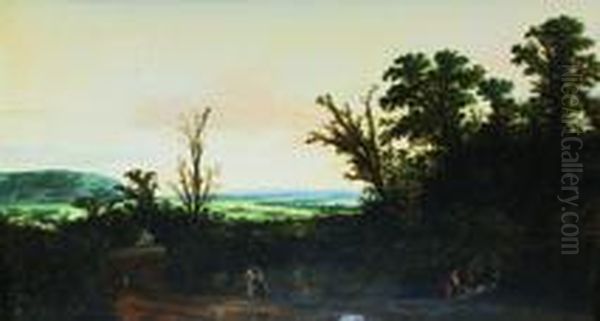 Paysage De Campagne Oil Painting by Cornelis Hendricksz. The Younger Vroom