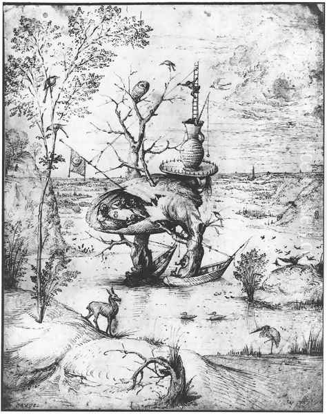 Tree-Man Oil Painting by Hieronymous Bosch