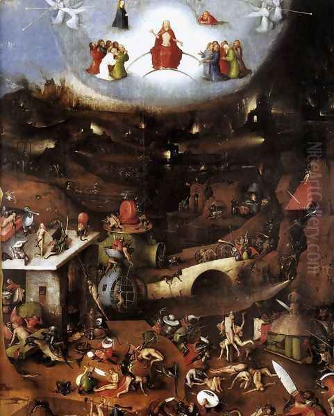 Triptych of Last Judgement (central panel) Oil Painting by Hieronymous Bosch