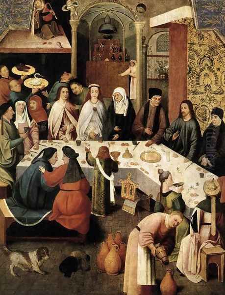 Marriage Feast at Cana Oil Painting by Hieronymous Bosch