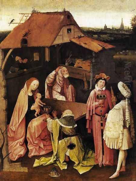 Epiphany 1475-80 Oil Painting by Hieronymous Bosch