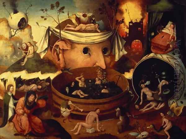 Tondal's Vision Oil Painting by Hieronymous Bosch