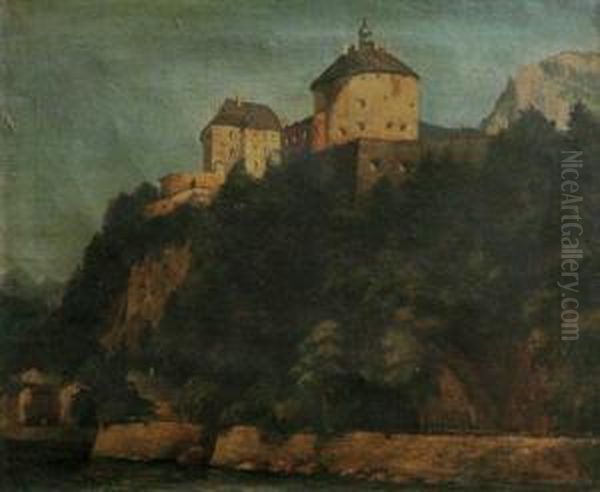 Kufstein Castle Oil Painting by Bedrich Wachsmann