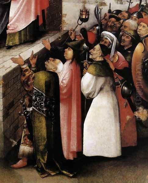 Ecce Homo (detail) 1475-80 Oil Painting by Hieronymous Bosch