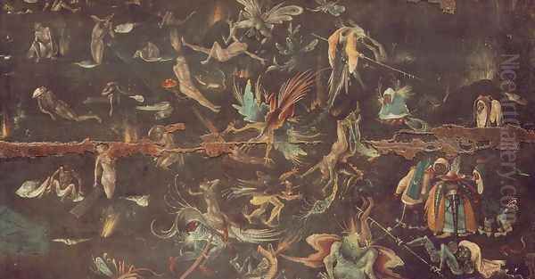 Last Judgement (fragment) 1506-08 Oil Painting by Hieronymous Bosch