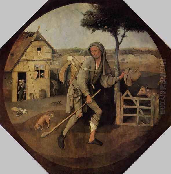 The Wayfarer Oil Painting by Hieronymous Bosch