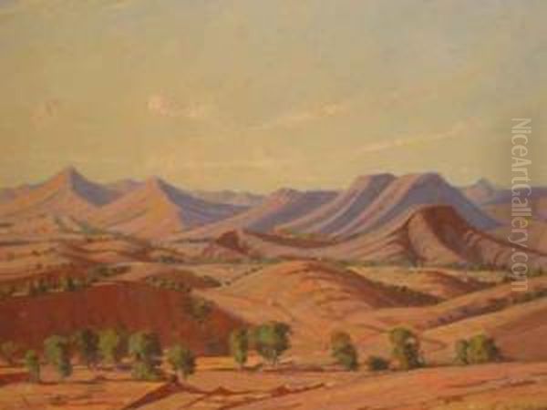 Flinders Ranges Landscape Oil Painting by Robert Waden