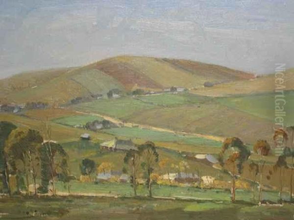 Rural Landscape Oil Painting by Robert Waden