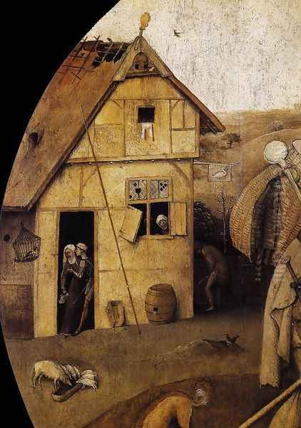 The Wayfarer (detail) Oil Painting by Hieronymous Bosch