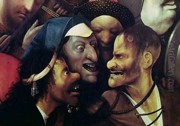 The Carrying of the Cross (detail) Oil Painting by Hieronymous Bosch