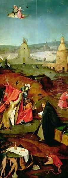 Temptation of St. Anthony (3) Oil Painting by Hieronymous Bosch