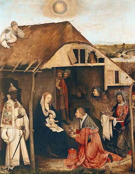 Nativity Oil Painting by Hieronymous Bosch