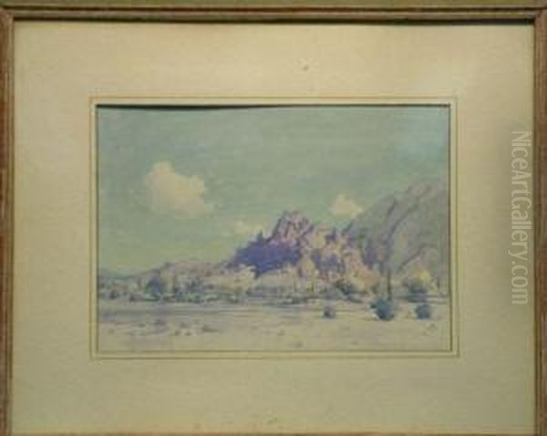 Years Of Solitude, Camelback Mountain, Arizona Oil Painting by Harry B. Wagoner