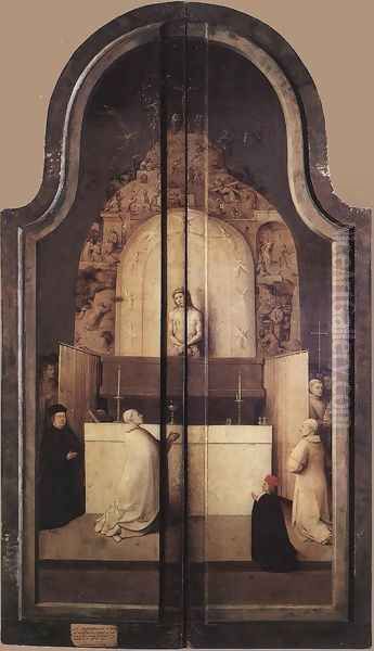 Triptych of the Adoration of the Magi (closed) c. 1510 Oil Painting by Hieronymous Bosch