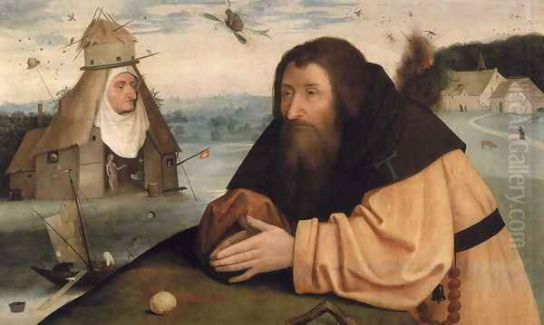 The Temptation of St. Anthony Oil Painting by Hieronymous Bosch