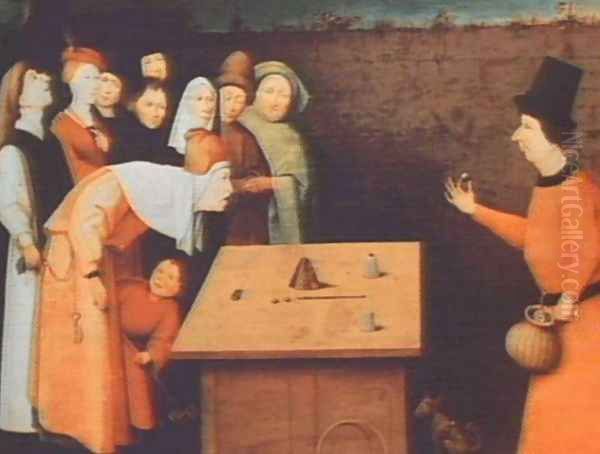 The Magician Oil Painting by Hieronymous Bosch