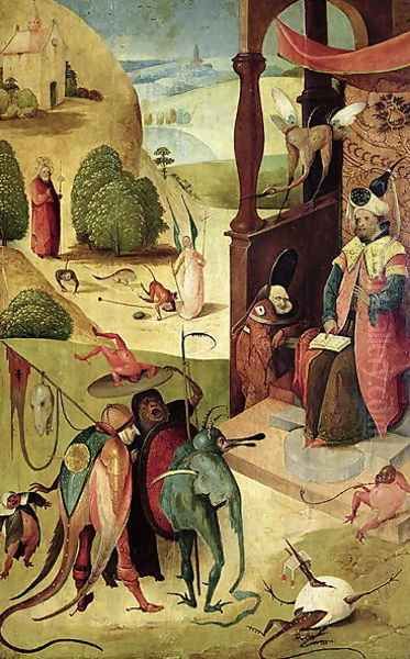 St.James and the Magician Oil Painting by Hieronymous Bosch