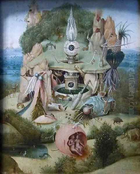 Paradise or Allegory of Vanity Oil Painting by Hieronymous Bosch