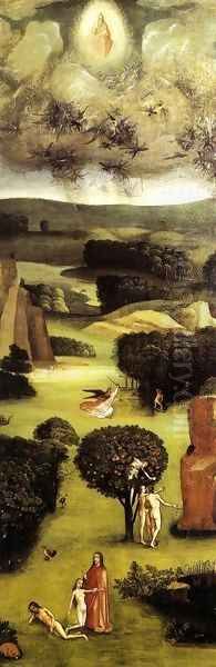 Triptych of Last Judgement (left wing) 2 Oil Painting by Hieronymous Bosch