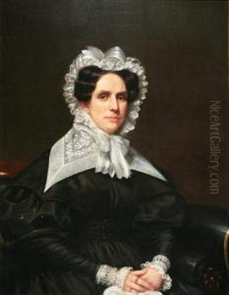 Portrait Of Susan Carrington Taylor Oil Painting by Samuel Lovett Waldo