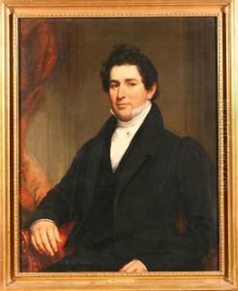 Portrait Of Joseph M. White Oil Painting by Samuel Lovett Waldo