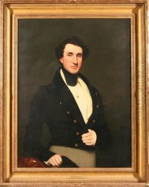 Portrait Of Colonel Ashley Arden Oil Painting by Samuel Lovett Waldo