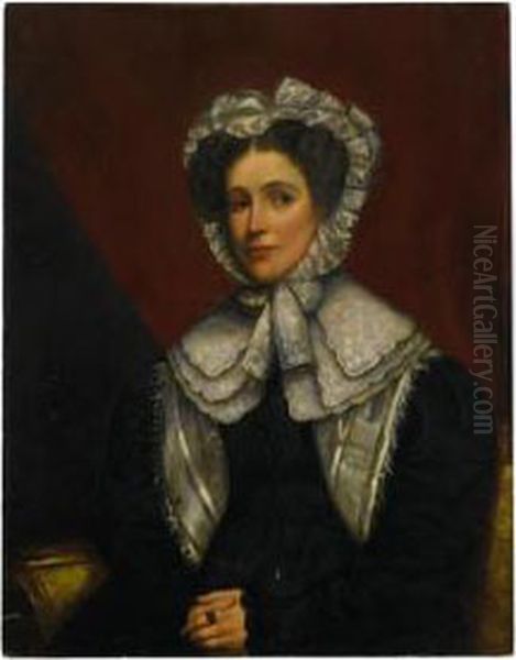 Portrait Of Ann Rankin Oil Painting by Samuel Lovett Waldo