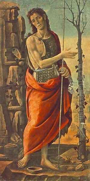 St John The Baptist 1485 Oil Painting by Osias, the Elder Beert