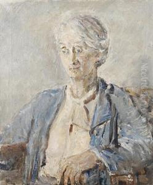 Portrait Of Anne Thynne Oil Painting by Ethel, Dame Walker