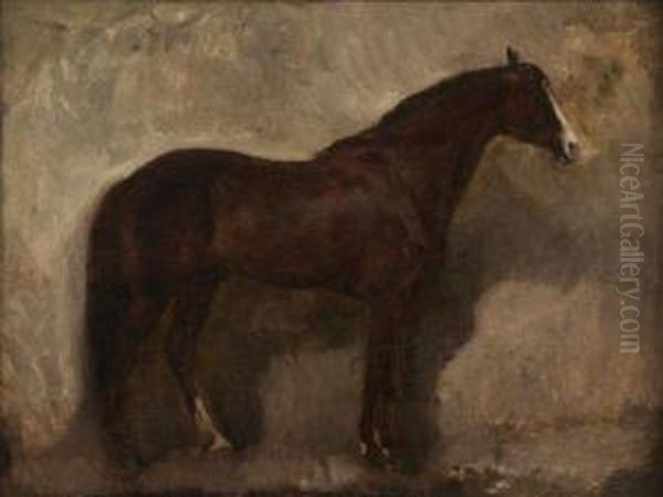 Portrait De Cheval. Oil Painting by James Alexander Walker