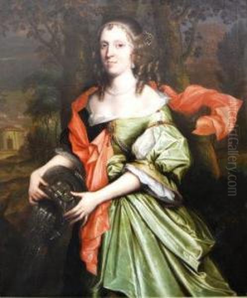 Portrait Of A Lady Oil Painting by Robert Walker