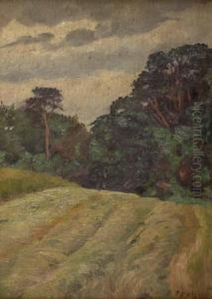 Field Oil Painting by Thomas Bond, Tom Walker