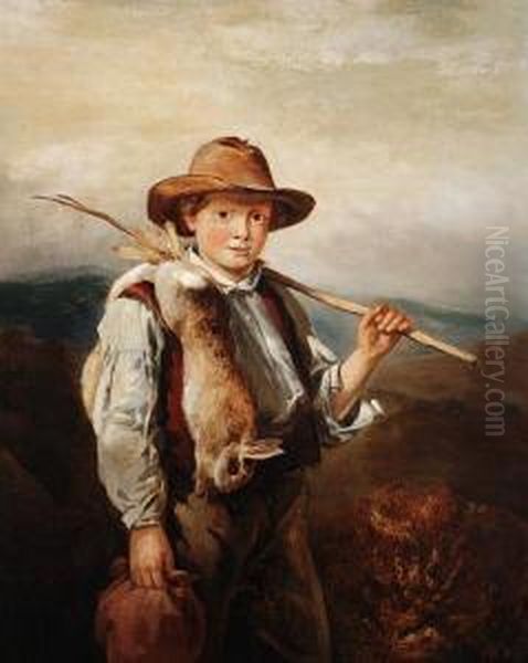 The Young Gillie Oil Painting by William Walker