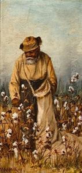 Cotton Picker Oil Painting by William Aiken Walker