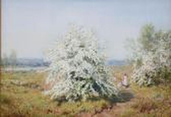 A June Day Oil Painting by William Eyre Walker