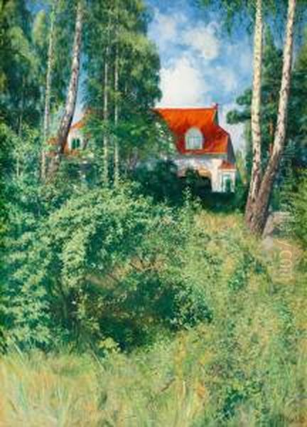 Fran Teno Oil Painting by Gustaf Theodor Wallen