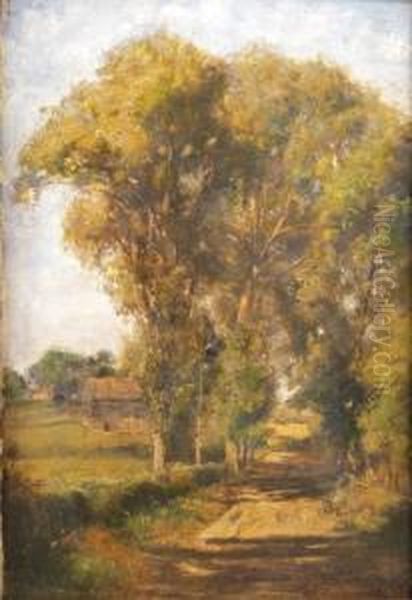 A Suffolk Oil Painting by Walter Wallis