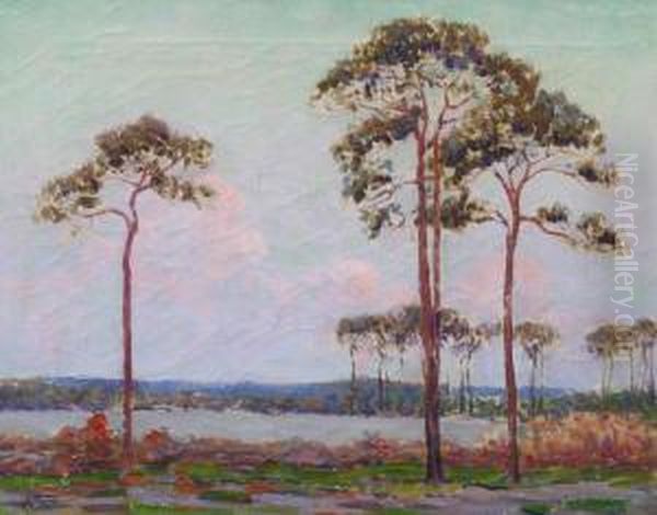 Coffee Pot Bayou Oil Painting by Christian Walter