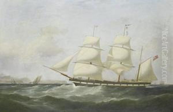 The Barque 
Walter Morrice 
 Calling For A Pilot Off Point Lynas Oil Painting by Samuel Walters