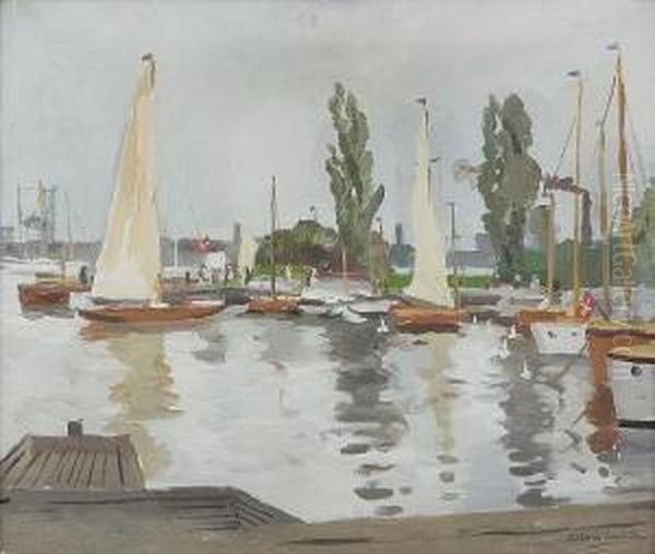 Copenhagen Oil Painting by Allan Walton