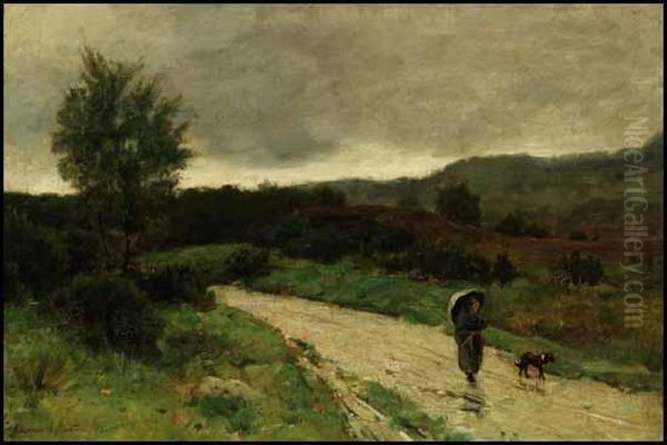 Walk In The Countryside Oil Painting by Edward Arthur Walton