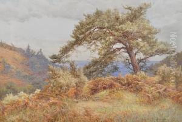 On Holmbury Hill Oil Painting by Frank Walton