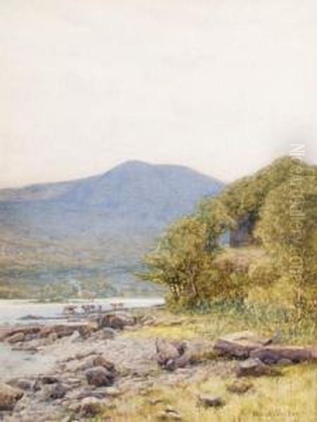 Loch Melvin Oil Painting by Frank Walton