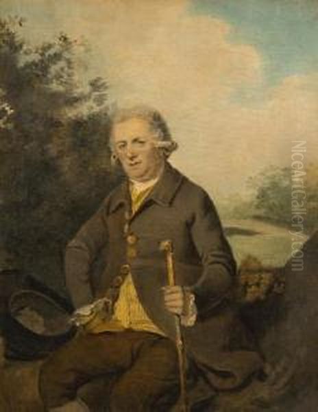 Portrait Of The Hon. Horatio Walpole, Earl Oforford Oil Painting by Henry Walton