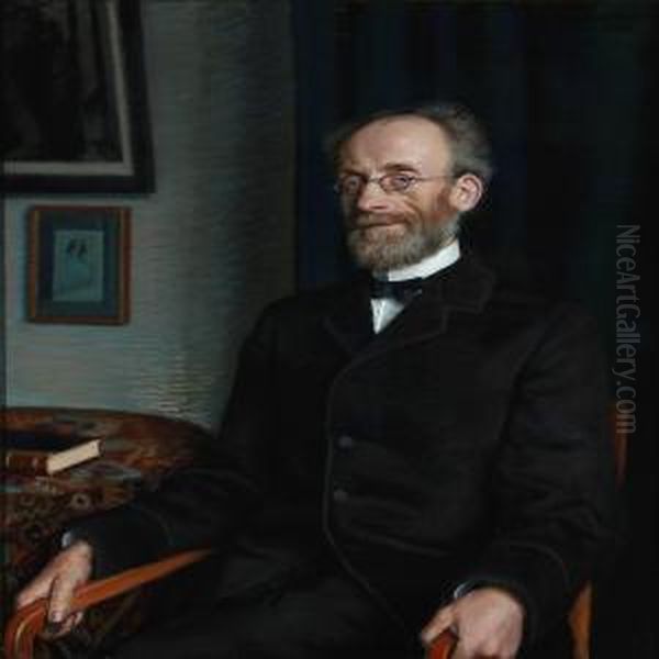 Portrait Of A Gentelman Oil Painting by Elisabeth Moller Wandel