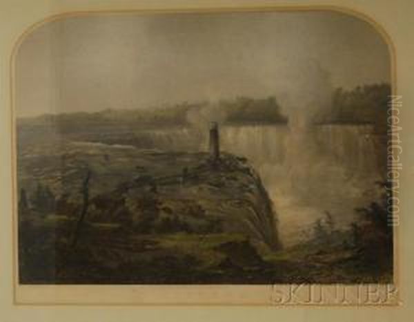 Niagara Oil Painting by Juan Buckingham Wandesforde