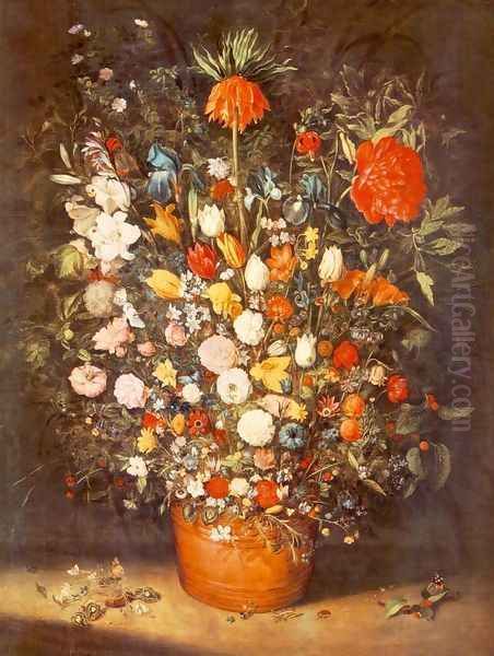 Bouquet 1603 Oil Painting by Jan The Elder Brueghel