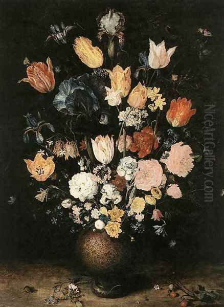 Bouquet of Flowers Oil Painting by Jan The Elder Brueghel