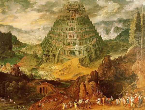 The Tower of Babel Oil Painting by Jan The Elder Brueghel